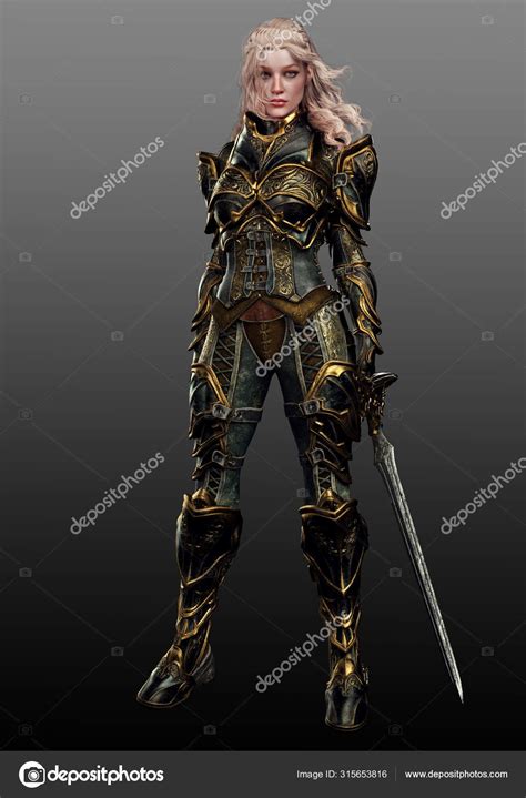 Female Medieval Suit Of Armor