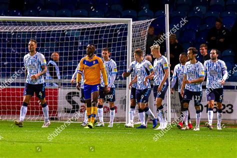 Cambridge United Players Celebrate Their Third Editorial Stock Photo ...