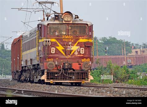 Goods train, Indian Railways Stock Photo - Alamy