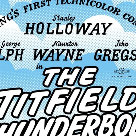 Titfield Thunderbolt Poster - Trains Ealing Comedy Pop Art | Art & Hue