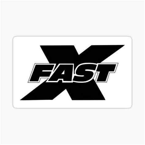 "Fast X Logo" Sticker for Sale by BeckyA16 | Redbubble