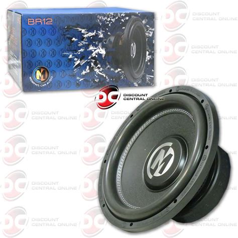 Memphis BR12D4 12" Car Audio Subwoofer (Bass Reference Series ...