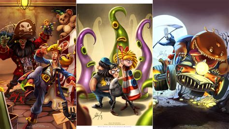 Digital Paintings Of Classic LucasArts Adventure Games | Kotaku Australia