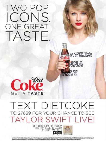 Diet Coke Taylor Swift