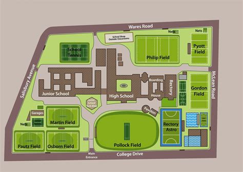 Campus Map Sports Fields – Grey High School