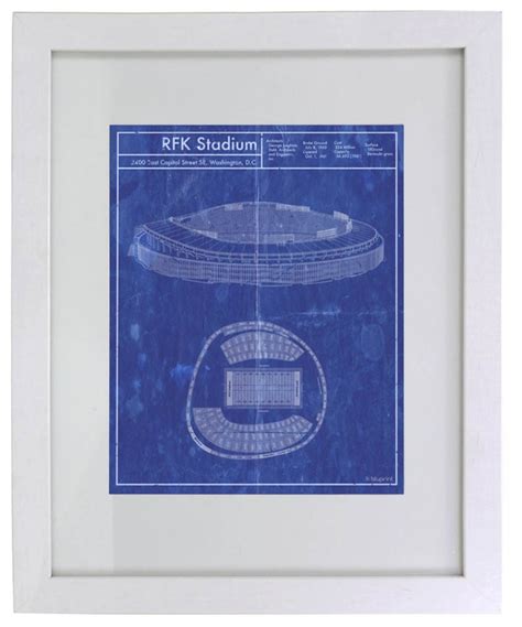 RFK Stadium | Vintage Sports Blueprints | bluprintgfx.comVintage Sports ...