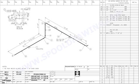 Pipe Spool Shop Drawing - Pipe Spool Shop Drawing Detailing Drafting