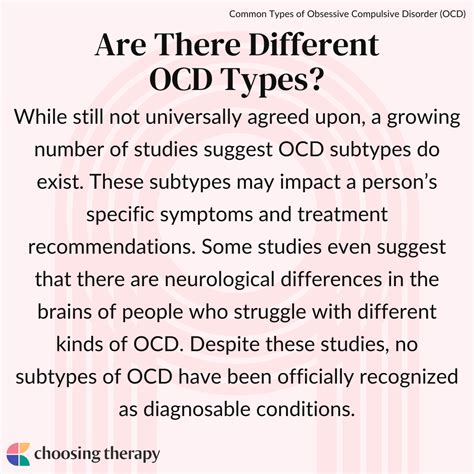 Are There Different Subtypes of OCD?