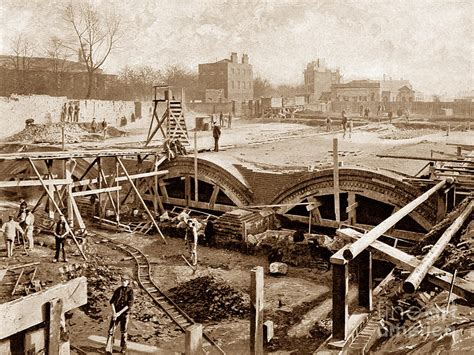 Construction Of The London Underground England Photograph by The Keasbury-Gordon Photograph Archive