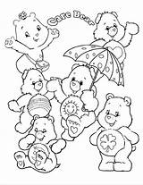 Care Bears Printable Coloring Pages sketch template