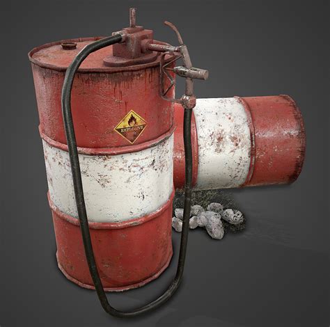 ArtStation - Oil Barrel