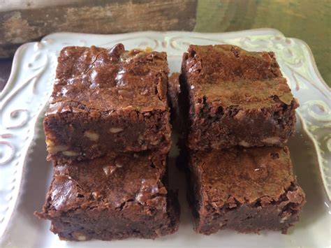 Fudgy Brownies With Toffee & Nuts - Family Savvy