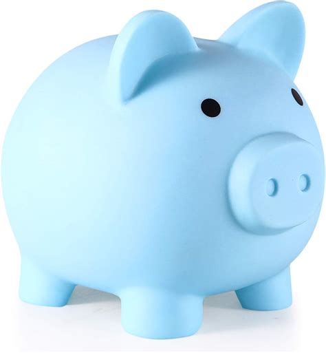 Amazon.com : PJDRLLC Piggy Bank, Unbreakable Plastic Money Bank, Coin Bank for Girls and Boys ...