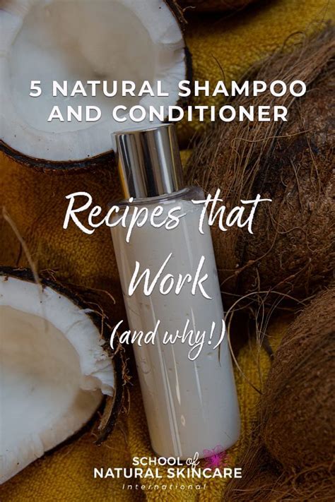 5 Natural Shampoo and Conditioner Recipes that Work (and Why!) - School of Natural Skincare