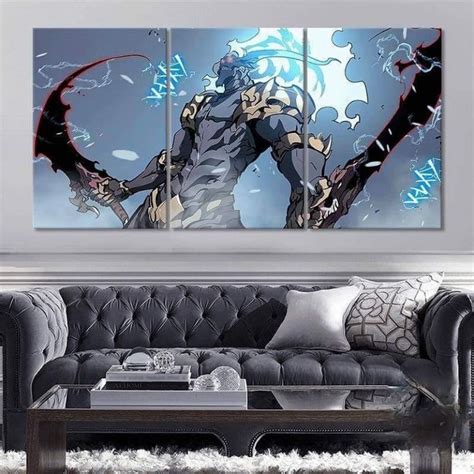 ®Solo Leveling Demon King Baran Wall Art Official Merch | Solo Leveling ...