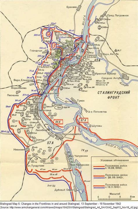 Battle Of Stalingrad Map In English