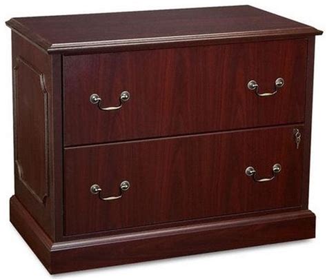 Wood Filing Cabinet - HON 2 Drawer Laminate Wood Filing Cabinet [105104]