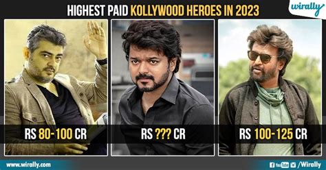 Vijay To Karthi: Top 10 Highest Paid Tamil Heroes In 2023