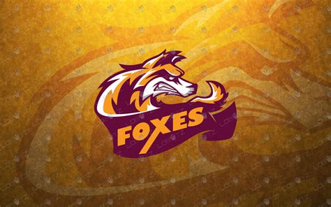 Fox Mascot Logo For Sale | Fox eSports Logo - Lobotz LTD