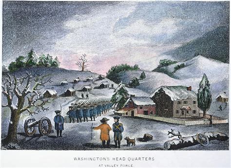 Valley Forge: Winter, 1777 #1 Photograph by Granger - Fine Art America