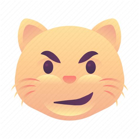 Cat, emoji, emoticon, smiley, smirk icon - Download on Iconfinder