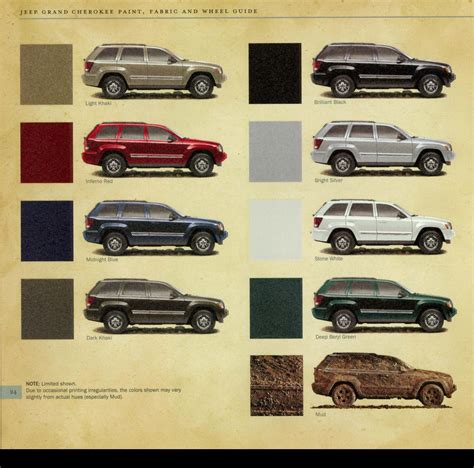 2020 Jeep Grand Cherokee Color Chart | My XXX Hot Girl