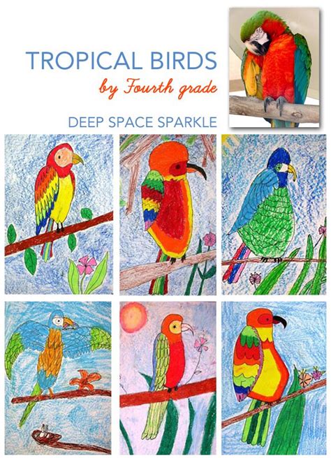 Parrot Art Projects | Deep Space Sparkle | Parrots art, Animal art ...