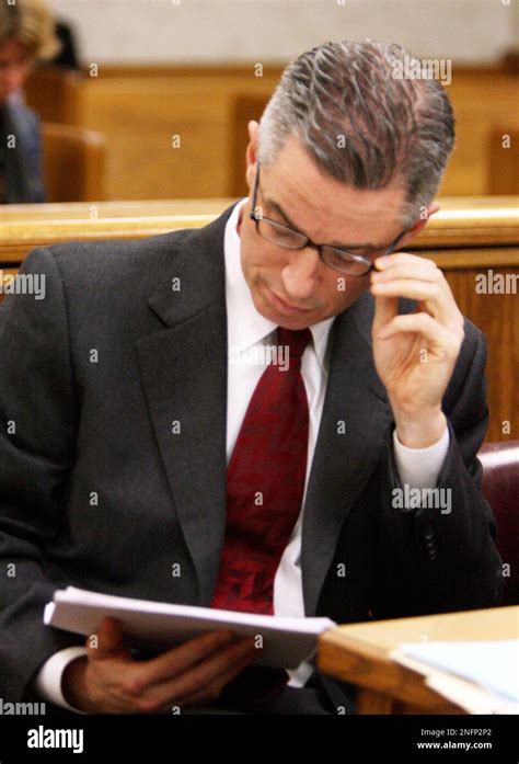 Former N.J. Gov. James E. McGreevey listens to testimony of accountant Sharyn Maggio during the ...