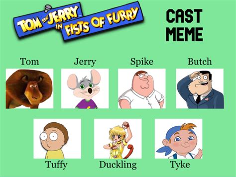 My Tom And Jerry In Fists Of Furry Cast by ALEXLOVER366 on DeviantArt