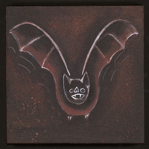 Vampire Bat Painting at PaintingValley.com | Explore collection of ...