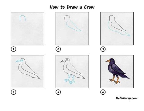 Details more than 146 easy drawing of crow - seven.edu.vn