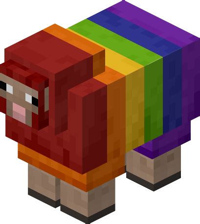 Minecraft Earth:Rainbow Sheep – Official Minecraft Wiki