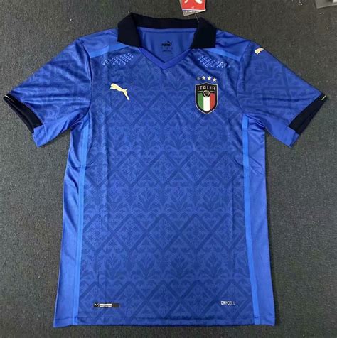 20/21 New Adult Top players version shirt Italy home soccer jersey football shirt