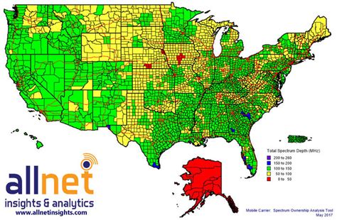 Spectrum Owned by Wireless Carriers - CellularMaps.com