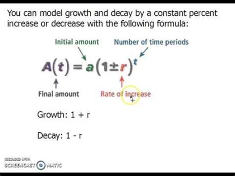 Exponential Growth And Decay Equation Examples - Diy Projects