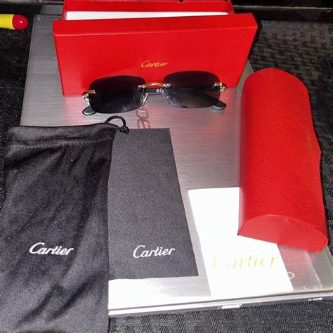 Cartier frames Black and Silver #Cartier - Depop