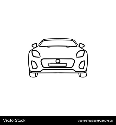 Simple Supercar Outline - automotive wallpaper