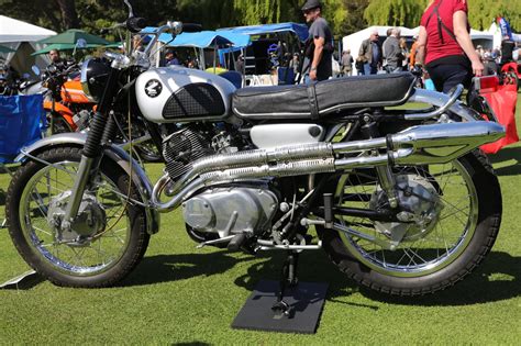 OldMotoDude: 1967 Honda CL77 305 Scrambler on display at the 2019 Quail ...