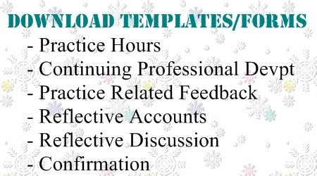 NMC Revaldiation Templates - NMC REVALIDATION