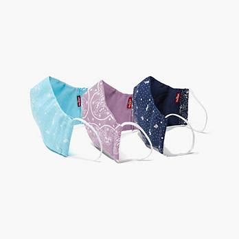 Reusable Reversible Printed Face Mask (3 Pack) - Multi-color | Levi's® US