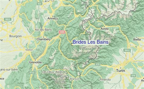 Brides Les Bains Ski Resort Guide, Location Map & Brides Les Bains ski holiday accommodation