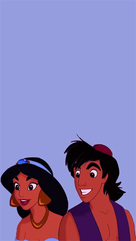 Aladdin, animation, cartoon, cartoons, couple, couples, cute, jazmine, love, HD phone wallpaper ...