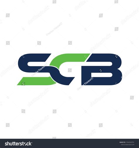 Letter Scb Logo Design Scb Logo Stock Vector (Royalty Free) 1934520791 ...