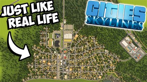 How To Build The MOST REALISTIC Small Town In Cities: Skylines - YouTube