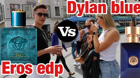 Versace Eros edp vs Versace Dylan Blue | fragrance test - YouTube