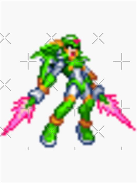 "Mega Man Zero Harpuia" Sticker by hansfriedrich6 | Redbubble