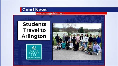 Local students attend wreath laying ceremony in Arlington - 47abc