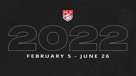 Major League Rugby Releases 2022 Season Schedule - Major League Rugby