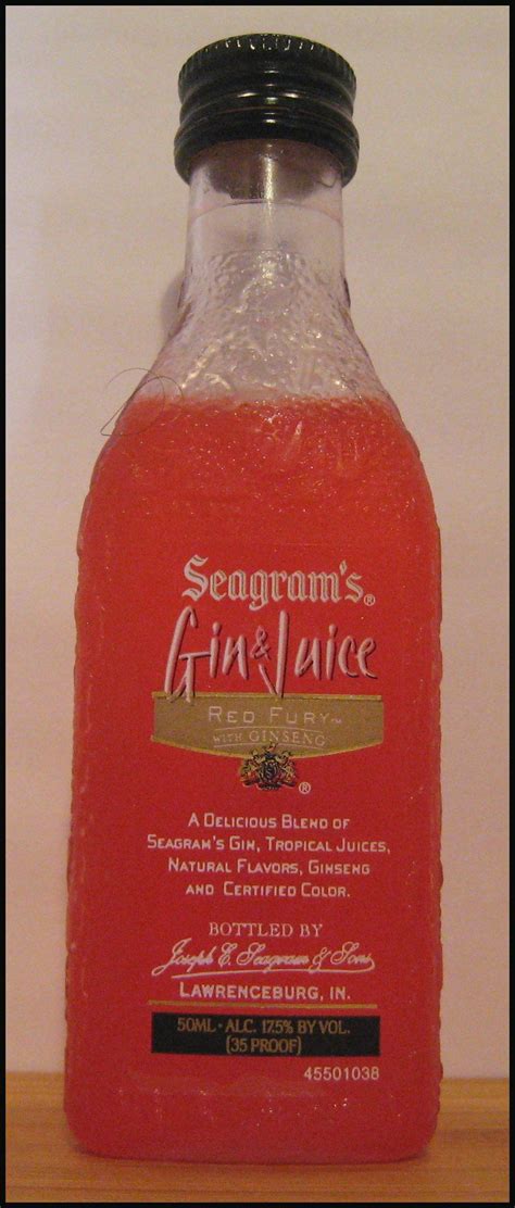 Seagram’s Sunday – Gin N Juice – Red Fury | Gin, Refreshing drinks, Juice