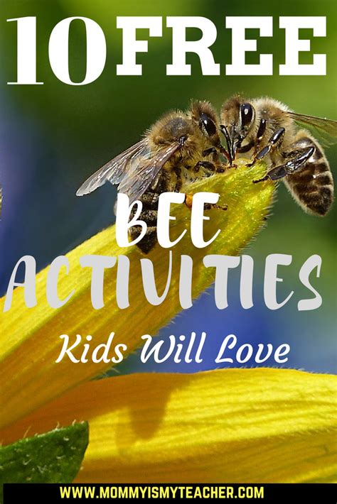 10 Fun and Easy Bee Activities for Spring — Mommy is My Teacher Bees For Kids, Bee Crafts For ...